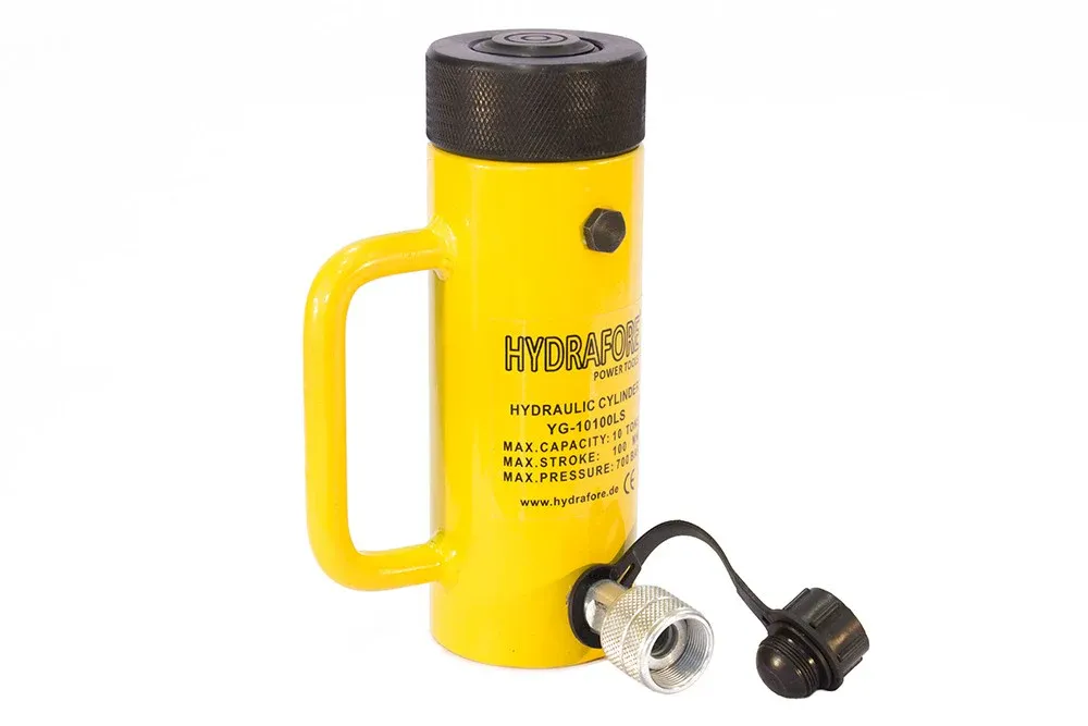 Single-acting Cylinder with Lock nut (10Tons - 4") (YG-10100LS)