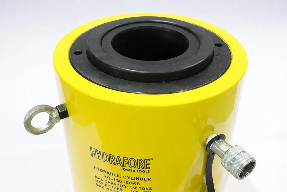 Double Acting Hollow Ram Cylinder (150Tons - 4") (YG-150100KS) - Image 2
