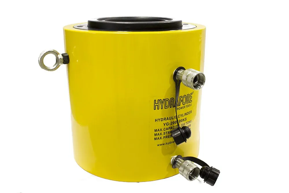 Double Acting Hollow Ram Cylinder (200Tons - 4") (YG-200100KS) - Image 6