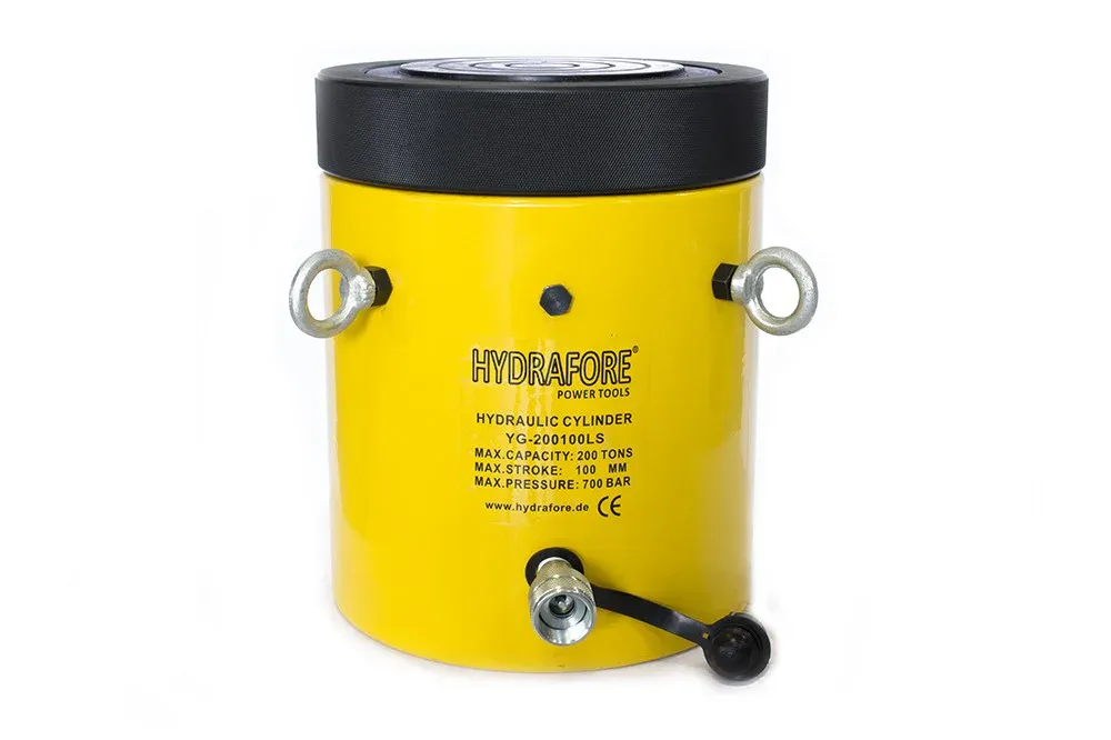 Single-acting Cylinder with Lock nut (200Tons - 4") (YG-200100LS)