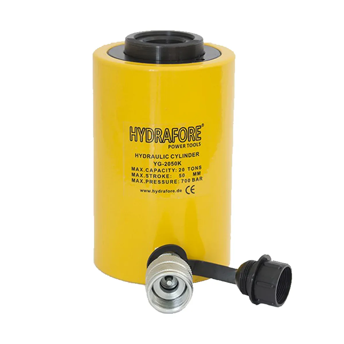 Hydraulic Hand Pump, Single-acting Hollow Ram Cylinder (20T-2") (B-700+YG-2050K) - Image 3